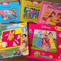 Libri principesse puzzle, magnieti