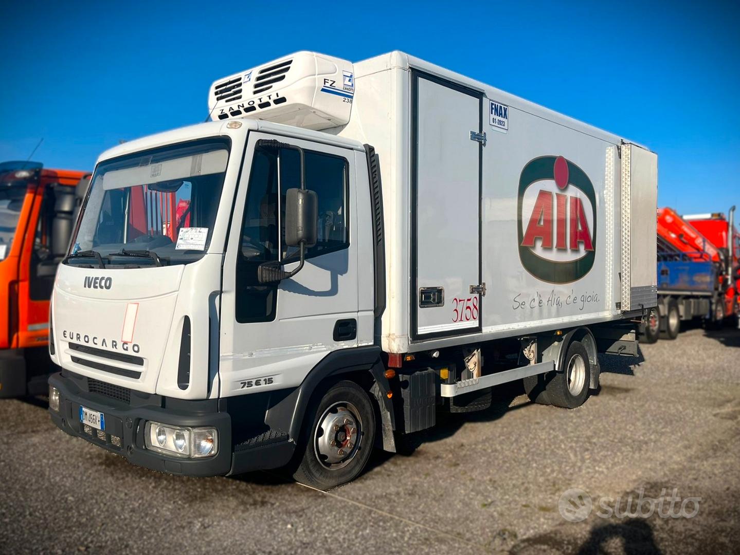 Subito OMAT SRL IVECO 75E15 Anno 2006 Frigo ZANOTTI FZ238