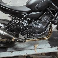 Yamaha Mt 07 scarico completo mivv