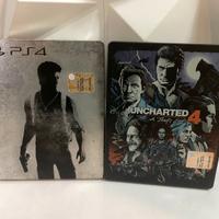 Steelbook Uncharted 1 2 3 4 PS4 Playstation Nathan