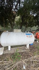 Serbatoio industriale gas