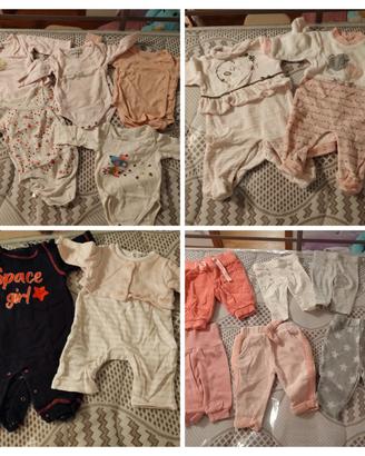 abbigliamento neonata 1/3 mesi