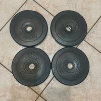 Pesi plastica 25mm - interno sabbia, come nuovi!