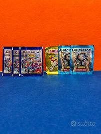 6 Bustine Calciatori Panini- anni dal 2015 al 2018