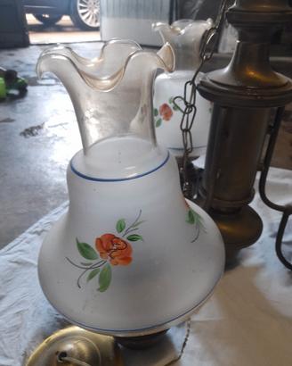 lampadario vintage a 3 punti luce