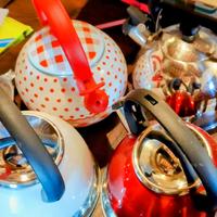 teiere in alluminio colorate