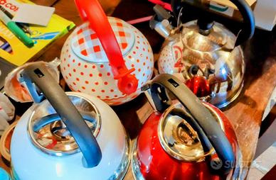 teiere in alluminio colorate