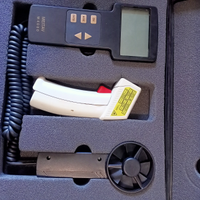 Anemometro/laser temperatura