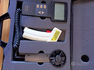 Anemometro/laser temperatura