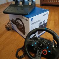 volante e pedaliera simulatore di guida 
