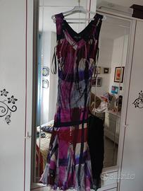 Vestito longuette con spolverino