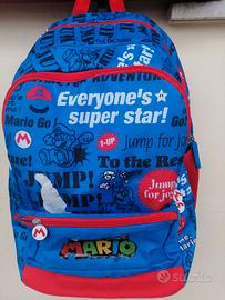 Zaino e Astuccio Super Mario vari scomparti