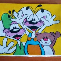 Quadro Diddl - Dipinto su tela 