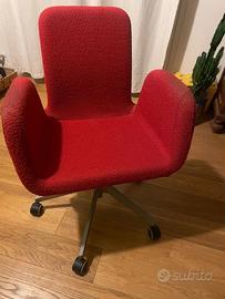 Sedia Scrivania con rotelle