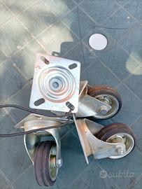 ruote girevoli per carrello