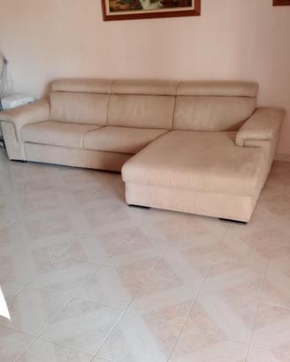 Divano letto angolare con penisola