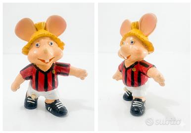 Topo Gigio Milan Vintage Statuina Pupazzo PVC