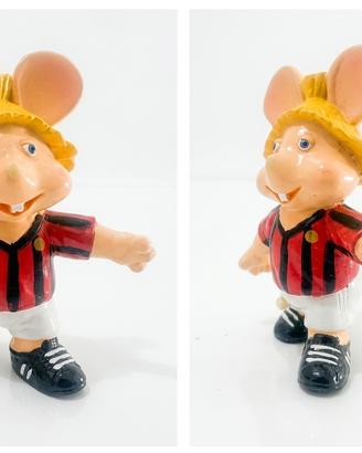 Topo Gigio Milan Vintage Statuina Pupazzo PVC
