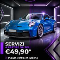 pulizia auto/furgoni/camper a domicilio 