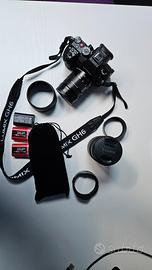 MACCHINA FOTOGRAFICA Parasonic GH6 + 2 ob + 3 bat