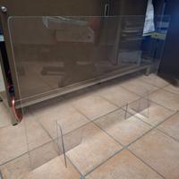 Paratia in plexiglass 100X70cm - n. 5 unità