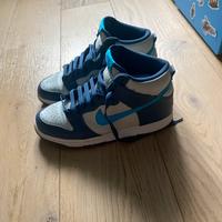 Nike Dunk High Light Bone Diffused Blue