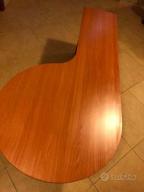 Scrivania angolare in legno