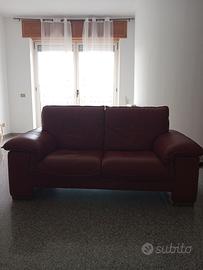 Divano 2 posti in pelle Nicoletti