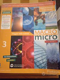 Libro Macro Micro 3.scuola media. Scienze