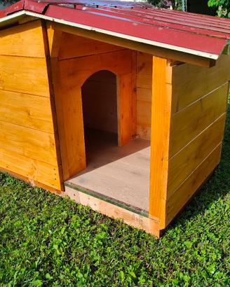 CUCCIA PER CANI in legno coibentata 