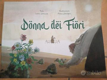 libro bilingue italiano/  arabo  donna dei fiori