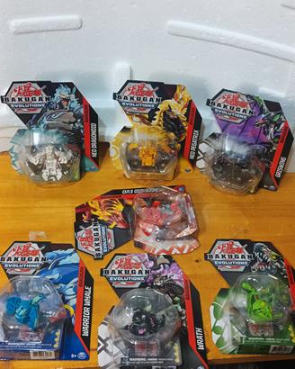 Set 7 pezzi Bakungan Evolution nuovi