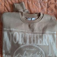 felpa beige bershka M