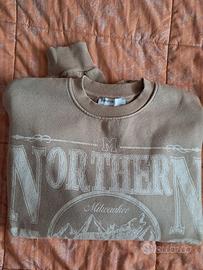 felpa beige bershka M