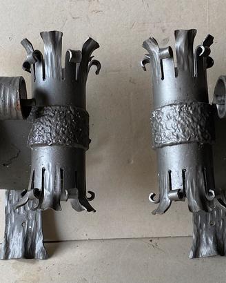 Appliques vintage in ferro battuto