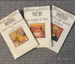 Tris libri tascabili: Kipling-Einstein-Fucini 