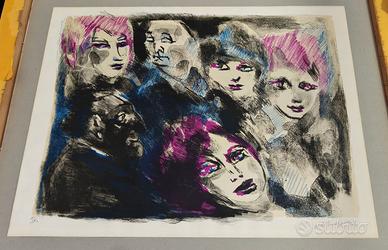 Litografia di Mino Maccari