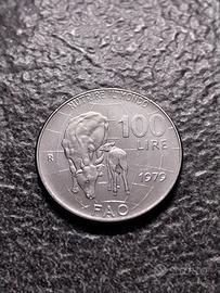 100 Lire Anno 1979 Nutrire il Mondo Italia