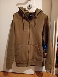 Felpa Foot Locker tg L militare con cappuccio