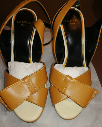 De'collete' in pelle lanvin