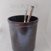 Portapenne da scrivania in bakelite 