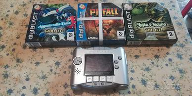 Digiblast console giochi + 3 videogiochi sigillati