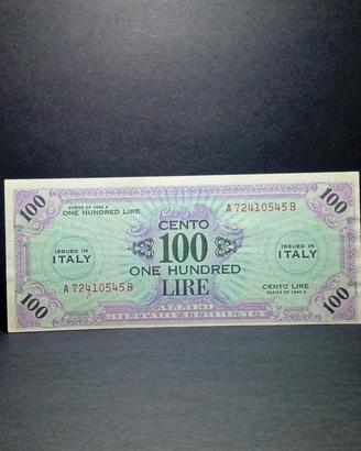 100 Lire 1943 ( ALLIED MILITARY CURRENCY) SPL+/SUP