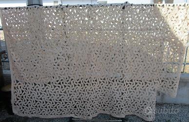 coperta matrimoniale ad uncinetto colore ecru (ps)