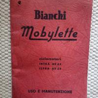 Bianchi Mobylette Uso e Manutenzione 1962