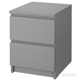 Cassettiera IKEA Cassettiera con 2 cassetti grigi
