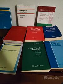 Lotto libri Giurisprudenza – Diritto penale