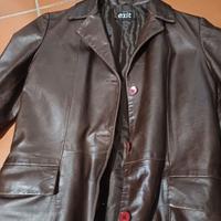 Cappotto in pelle tg 42