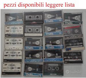 44  Musicassette SONY, That’s e TDK e Usate