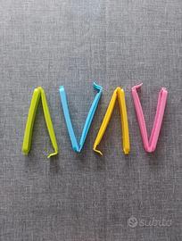 4 mollette chiudi sacchetti